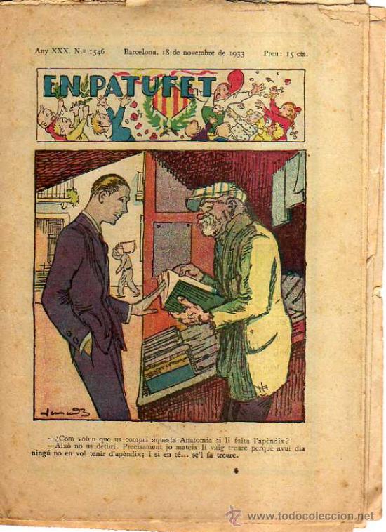 Tebeos: En Patufet. n&ordm; 1546. 1933. - Foto 1