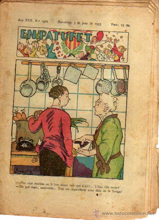Tebeos: En Patufet. n&ordm; 1522. 1933. - Foto 1