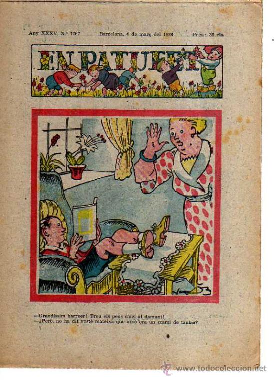 Tebeos: En Patufet. n&ordm; 1767. 1938. - Foto 1