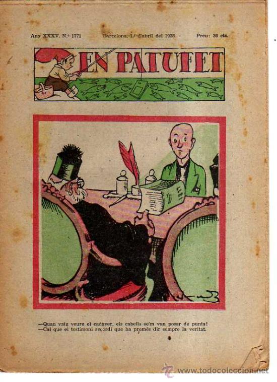 Tebeos: En Patufet. n&ordm; 1771. 1938. - Foto 1