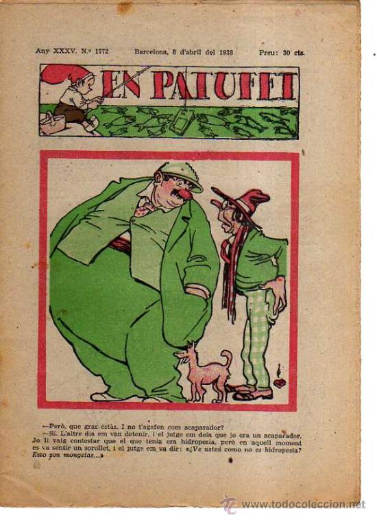 Tebeos: En Patufet. n&ordm; 1772. 1938. - Foto 1