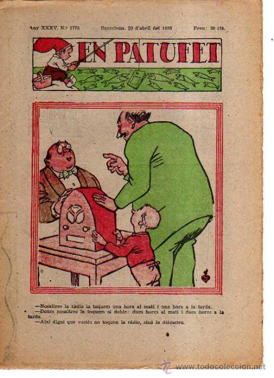 Tebeos: En Patufet. n&ordm; 1775. 1938. - Foto 1
