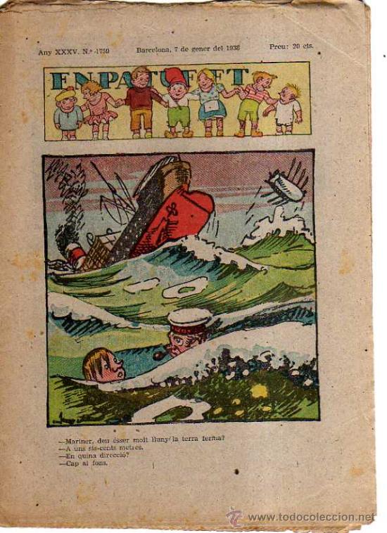 Tebeos: En Patufet. n&ordm; 1759. 1938. - Foto 1