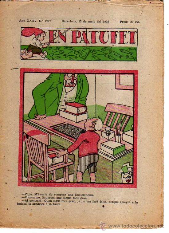 Tebeos: En Patufet. n&ordm; 1777. 1938. - Foto 1