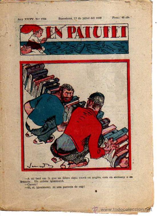 Tebeos: En Patufet. n&ordm; 1784. 1938. - Foto 1