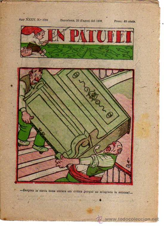 Tebeos: En Patufet. n&ordm; 1791. 1938. - Foto 1