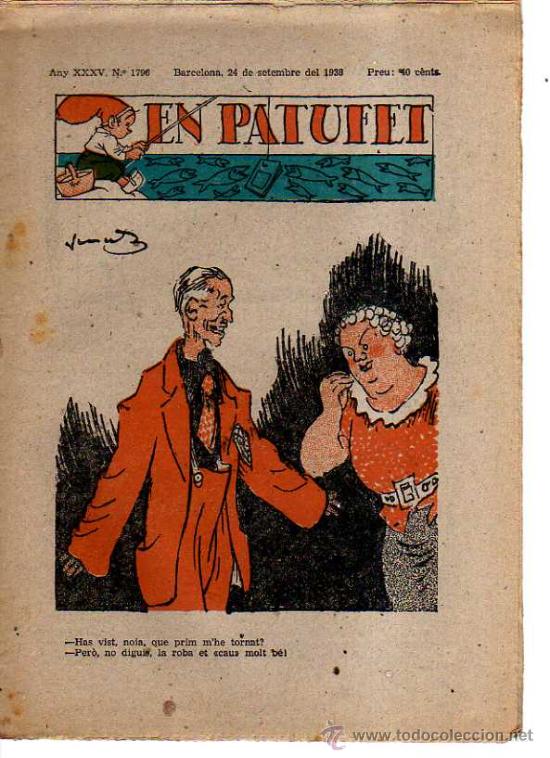 Tebeos: En Patufet. n&ordm; 1796. 1938. - Foto 1