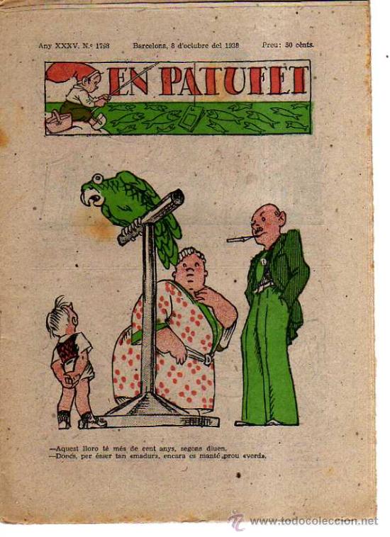 Tebeos: En Patufet. n&ordm; 1798. 1938. - Foto 1