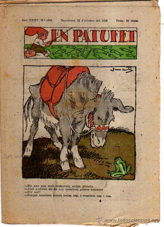 Tebeos: En Patufet. n&ordm; 1800. 1938. - Foto 1