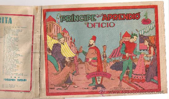 BDs: EL PRINCIPE QUE APRENDI&Oacute; UN OFICIO, COLECCION MARGARITA