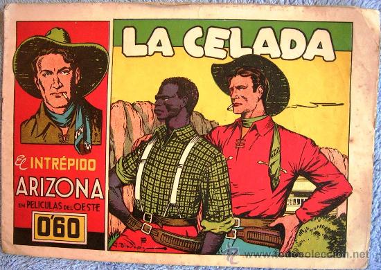 Tebeos: EL INTREPIDO ARIZONA, N&Uacute;M. 10. LA CELADA. ORIGINAL Y CON CROMOS AL DORSO. - Foto 1