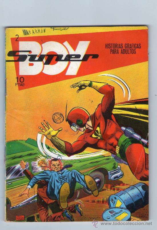 Tebeos: SUPER BOY - N&ordm; 2 - EDICIONES BOIXHER - A&Ntilde;O 1969. - Foto 1