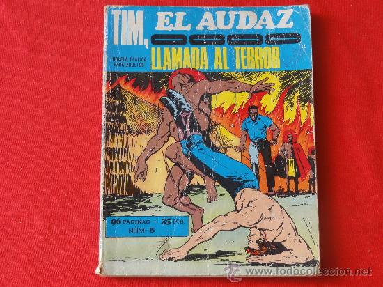 Tebeos: TIM EL AUDAZ N&ordm; 5. LLAMADA AL TERROR. EUREDIT - Foto 1