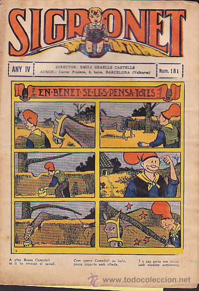 Tebeos: COMIC SIGRONET N&ordm; 181 - Foto 1