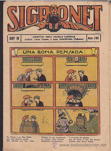 Tebeos: COMIC SIGRONET N&ordm; 196 - Foto 1