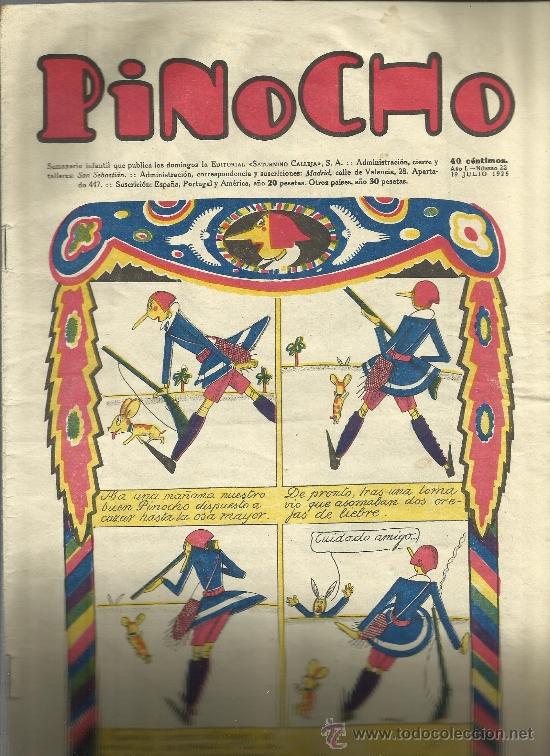 Tebeos: PINOCHO DE CALLEJA N&ordm; 22 - Foto 1