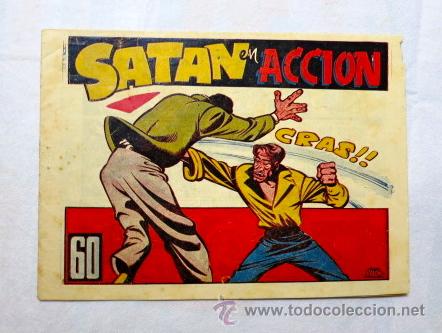 Tebeos: SATAN N&ordm; 2, &Uacute;LTIMO DE LA COLECCI&Oacute;N. EDIC. &Eacute;XITO 1946. JULIO RIBERA - Foto 1