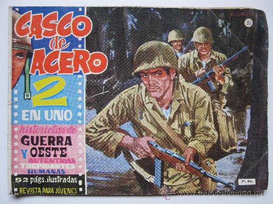 Tebeos: CASCO DE ACERO - 2 EN UNO - N&ordm; 32 - EDICIONES MANHATTAN - A&Ntilde;OS 60. - Foto 1