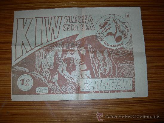 Tebeos: KIW FLECHA CERTERA N&ordm; 9 DE SIMBOLO EPOCA SATURNO - Foto 1
