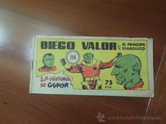 Tebeos: DIEGO VALOR N&ordm; 114 1&ordf; SERIE ORIGINAL EDITORIAL CID - Foto 1