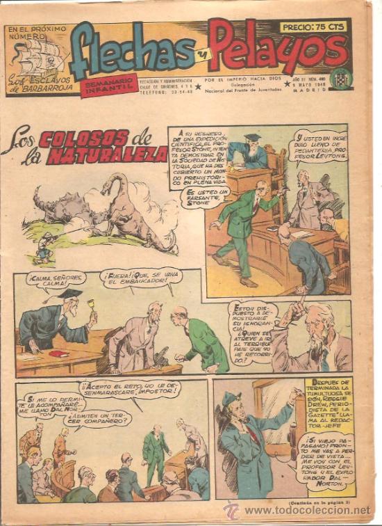 Tebeos: FLECHAS Y PELAYOS N&ordm; 486 - Foto 1