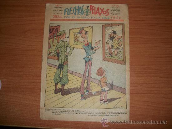Tebeos: FLECHAS Y PELAYOS N&ordm; 175 ORIGINAL 1943 - Foto 1