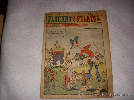 Tebeos: FLECHAS Y PELAYOS N&ordm; 284, DE LA FE Y JONS - Foto 1