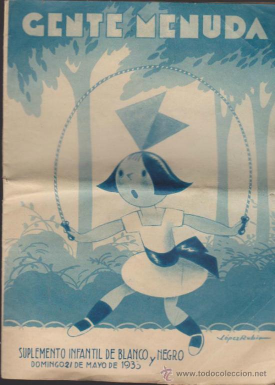 Tebeos: Gente Menuda. Domingo 21 de Mayo de 1933. - Foto 1