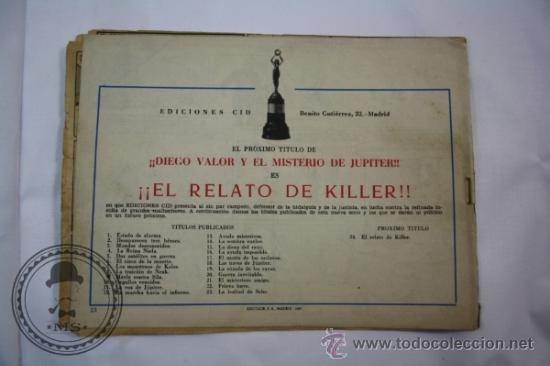Tebeos: Tebeo Diego Valor - Numero 23 La Lealtad de Selus - Ediciones CID - 2&ordf; Epoca - Foto 3