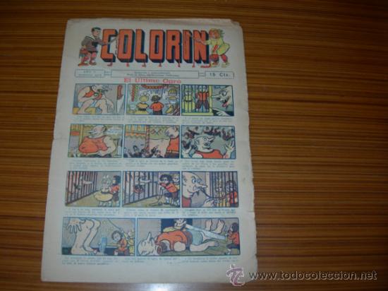 Tebeos: COLORIN      N&ordm; 223   DE GATO NEGRO - Foto 1
