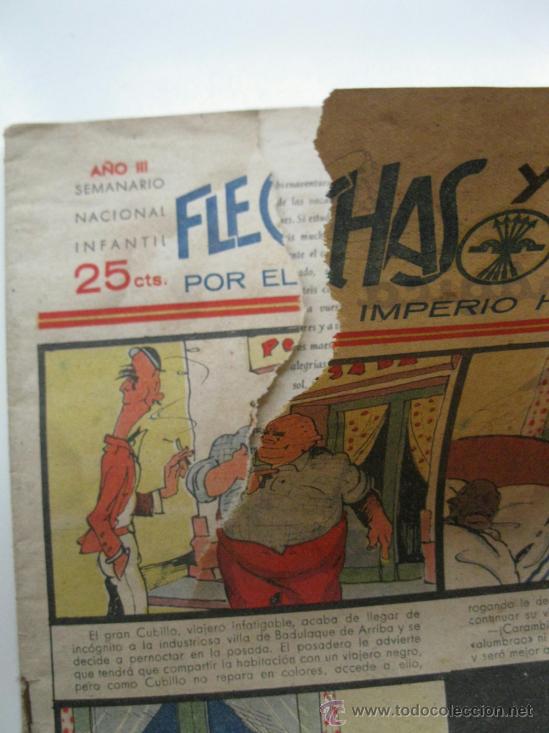 Tebeos: FLECHAS Y PELAYOS - N&ordm; 90 - ORIGINAL - A&Ntilde;O 1940. - Foto 2