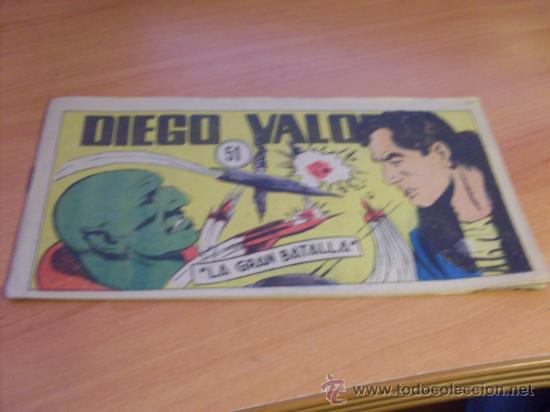 Tebeos: DIEGO VALOR N&ordm; 51 PRIMERA SERIE (ORIGINAL ED. CID ) (COB24) - Foto 1