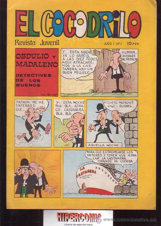 Tebeos: EL COCODRILO N&ordm; 1 , DIBUJOS: REPISO, SEBAS, SOLER, -EDITORIAL VILMAR 1975 - Foto 1