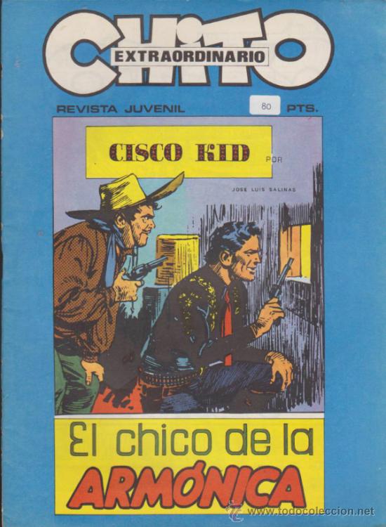 Tebeos: Chito Extraordinario Cisco Kid. El Chico de la Arm&oacute;nica. - Foto 1