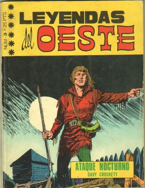 Tebeos: LEYENDAS DEL OESTE N&ordm; 3 EDI. EUREDIT 1970 - TACO 96 PGS.21 X 16 CMS. - Foto 1