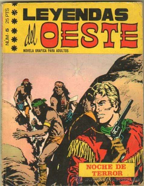 Tebeos: LEYENDAS DEL OESTE N&ordm; 5 EDI. EUREDIT 1970 - TACO 96 PGS. 21 X 16 CMS. - Foto 1