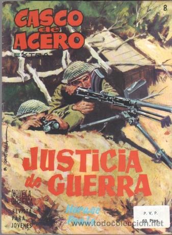 Tebeos: CASCO DE ACERO EXTRA N&ordm; 8 EDI. MANHATTAN 1961 - 22 X 16 CMS. 28 PGS.