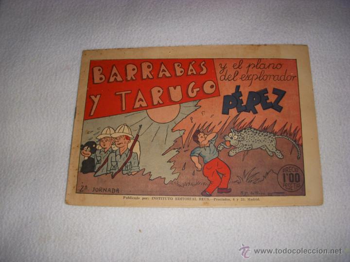 Tebeos: BARRABAS Y TARUGO 2&ordf; JORNADA, EDITORIAL REUS - Foto 1