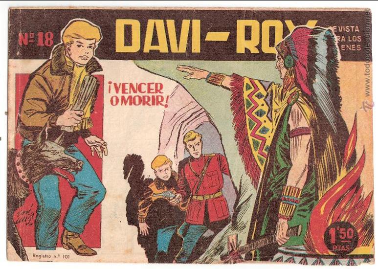 Tebeos: DAVI - ROY N&ordm; 18-ORIGINAL-EDITORIAL CREO - Foto 1