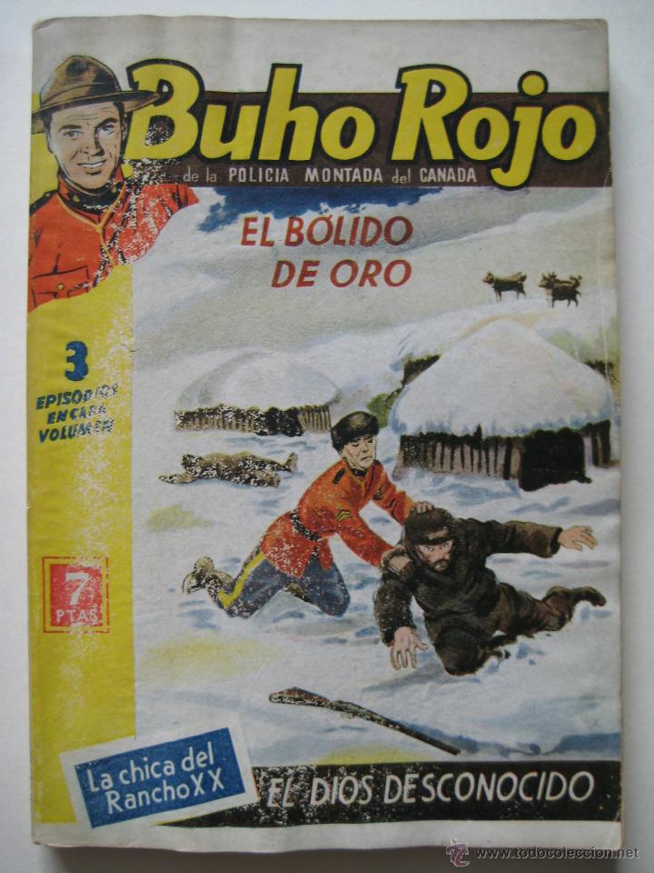 Tebeos: BUHO ROJO DE LA POLIC&Iacute;A MONTADA DE CANAD&Aacute;. N&ordm; 1 TEBEO - Foto 1