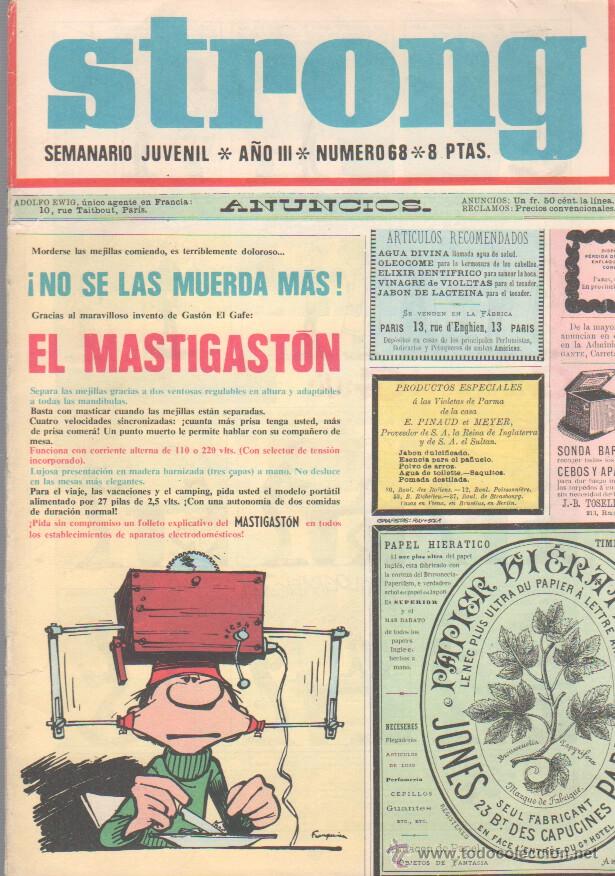 Tebeos: STRONG N&ordm; 68 EDI. ARGOS 1969 - Foto 1