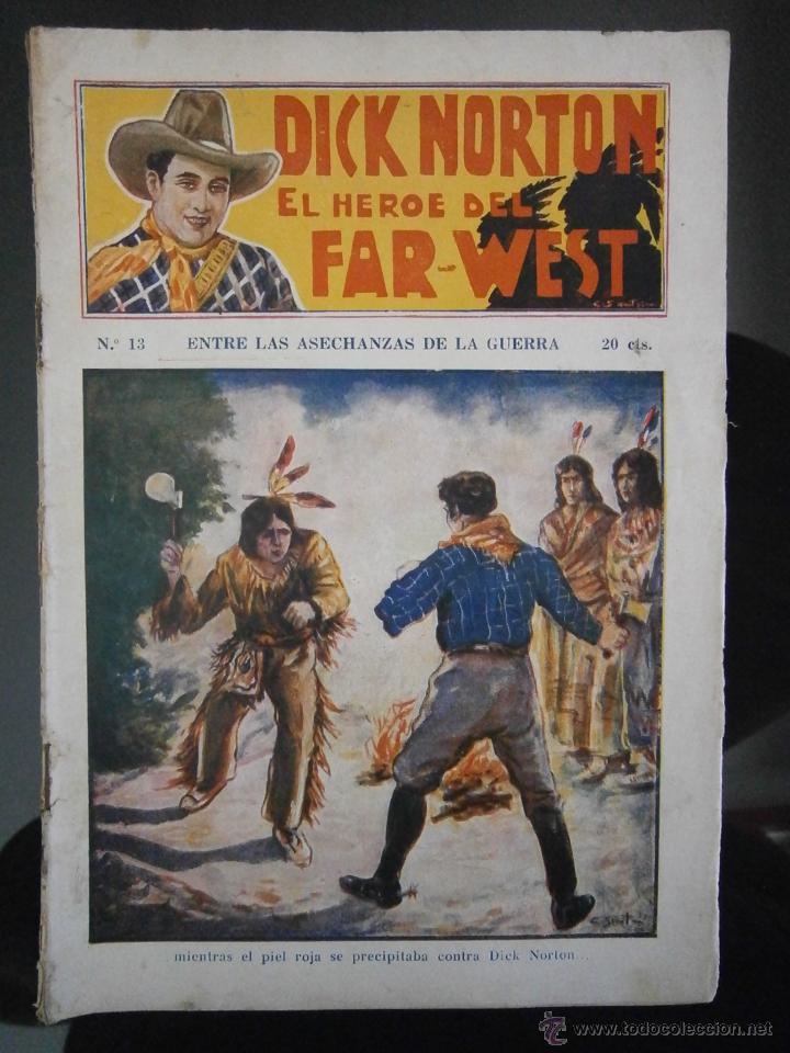Tebeos: DICK NORTON EL HEROE DEL FAR WEST N&ordm; 13 NOVELA CASA EDITORIAL VECCHI - Foto 1
