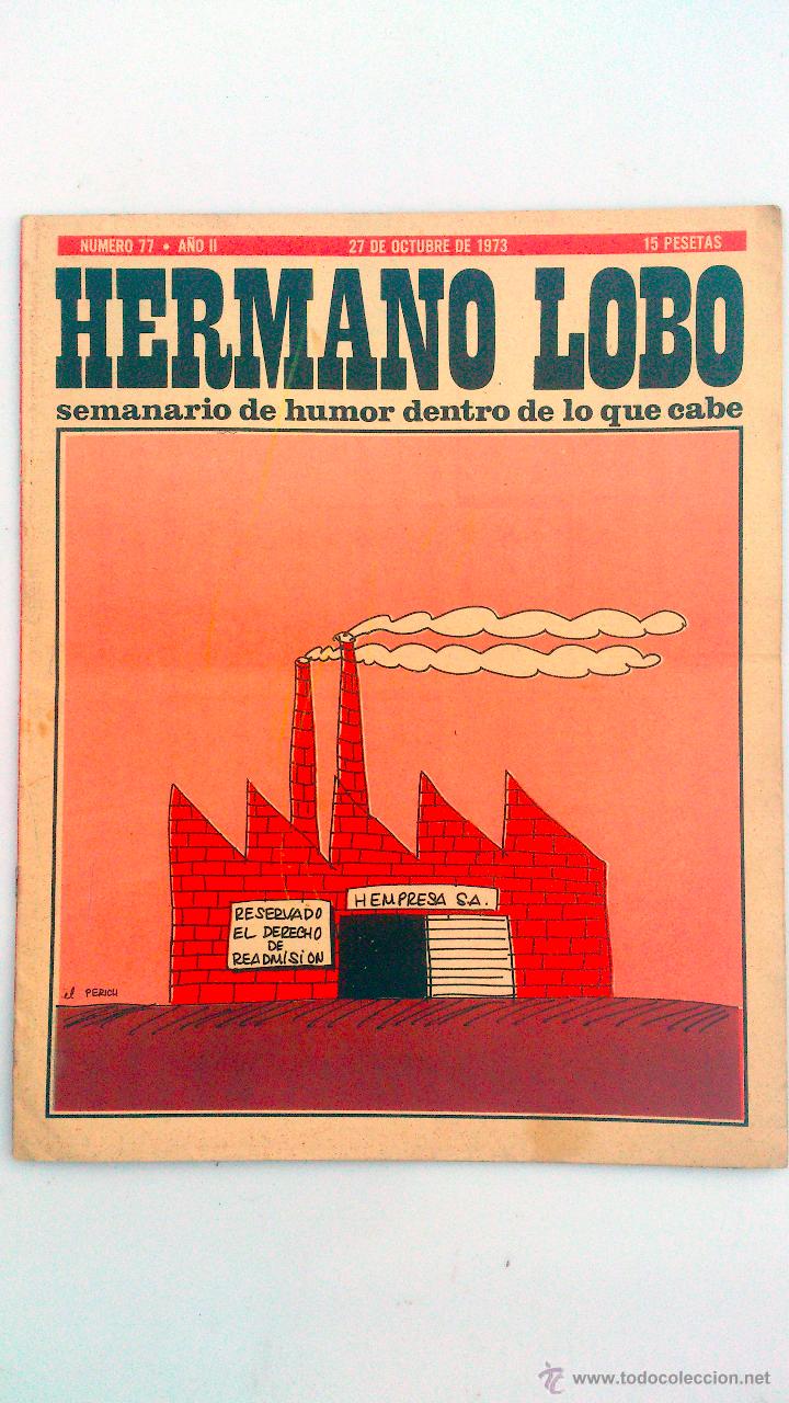 Tebeos: HERMANO LOBO N&ordm; 77 a&ntilde;o II - Foto 1