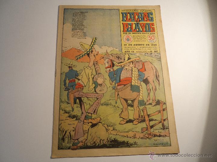 Tebeos: Flechas y Pelayos. n&ordm; 397. Fet y Jons - Foto 1