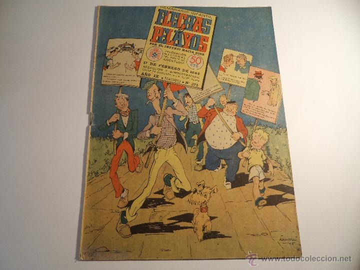 Tebeos: Flechas y Pelayos. n&ordm; 375. Fet y Jons - Foto 1