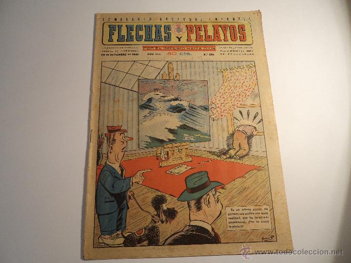 Tebeos: Flechas y Pelayos. n&ordm; 356. Fet y Jons - Foto 1