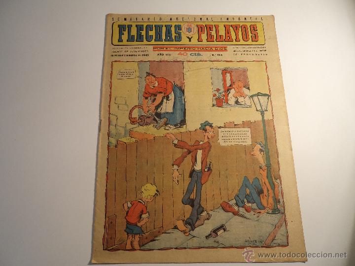 Tebeos: Flechas y Pelayos. n&ordm; 354. Fet y Jons - Foto 1