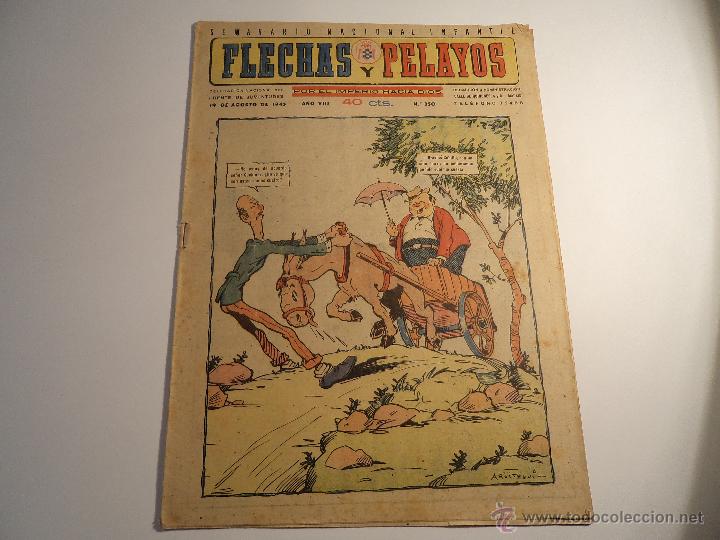 Tebeos: Flechas y Pelayos. n&ordm; 350. Fet y Jons - Foto 1