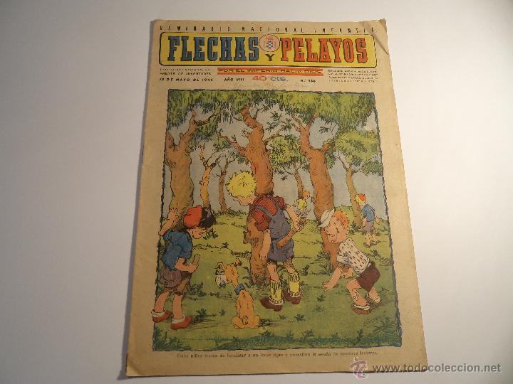 Tebeos: Flechas y Pelayos. n&ordm; 336. Fet y Jons - Foto 1