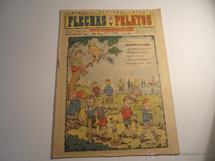 Tebeos: Flechas y Pelayos. n&ordm; 334. Fet y Jons - Foto 1